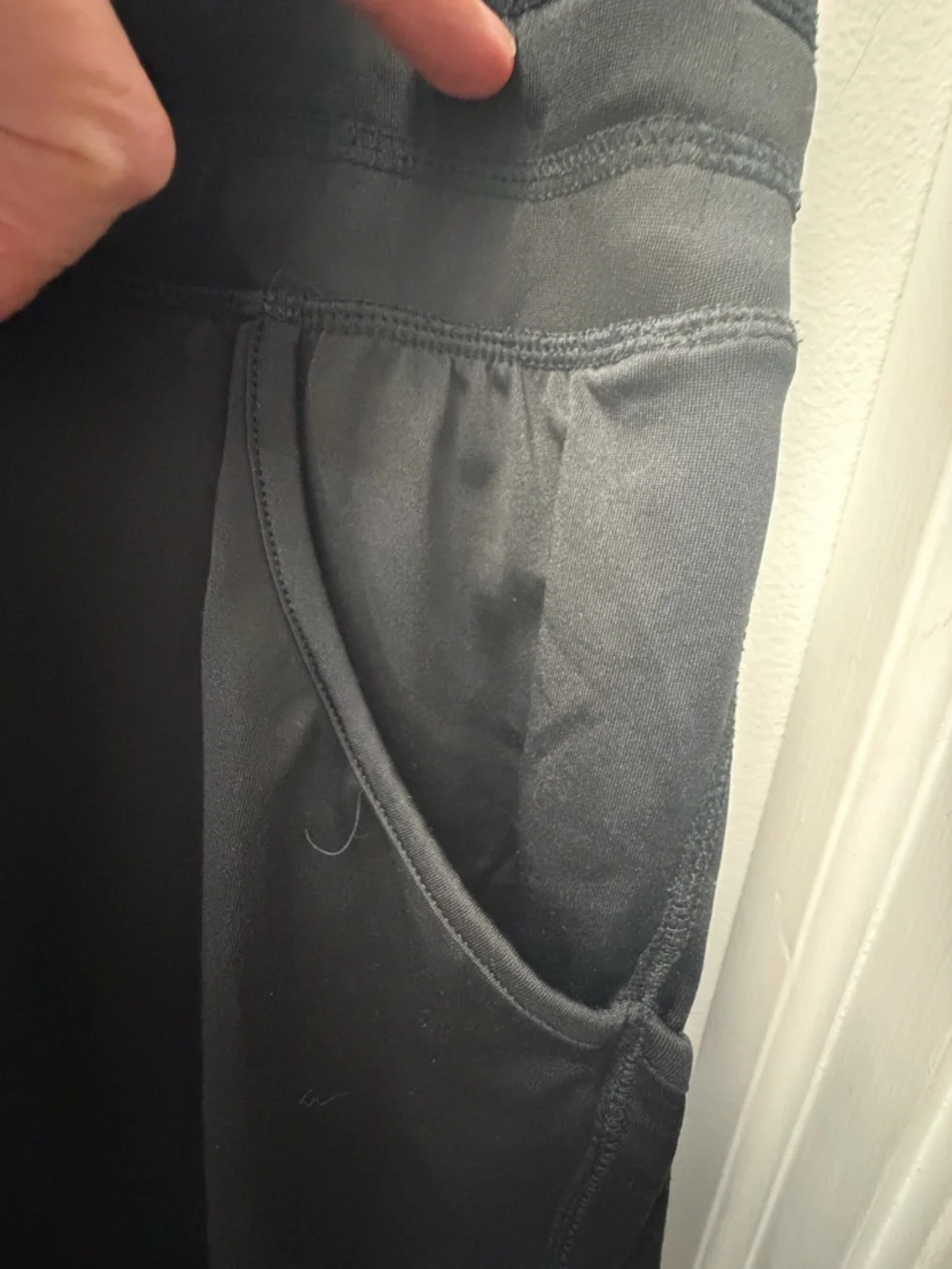 Livi Active Black Women's Athletic Shorts with Drawstring - Picture 3 of 5